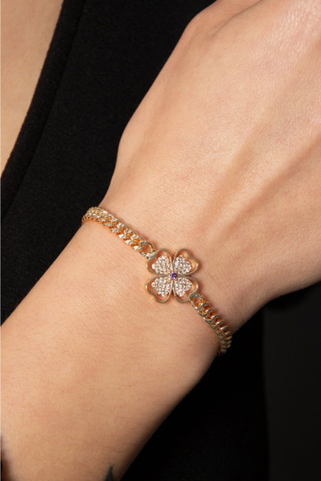 Heliophilia Silver Pulsera CBL9535 en Dorado con Circonita Heliophilia Silver Pulsera CBL9535 en Dorado con Circonita
